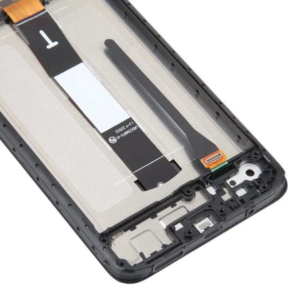 Xiaomi Redmi 12C original LCD-skärm med pekskärm svart ram