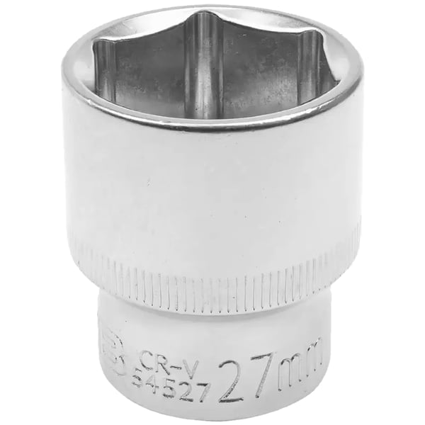 JCB Topnøgle 1/2" 27 mm 6-kantet Cr-V