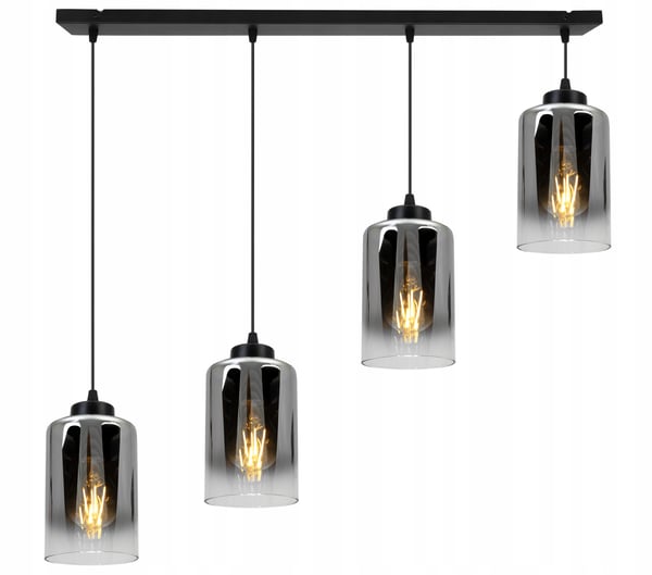 MODERNE ELEGANT HÆNGELAMPE MED GLASSKÆRM