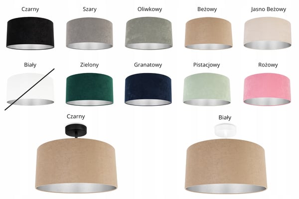 Loftlampe, plafon, lampeskærm, krom, fløjl, selektiv, LED