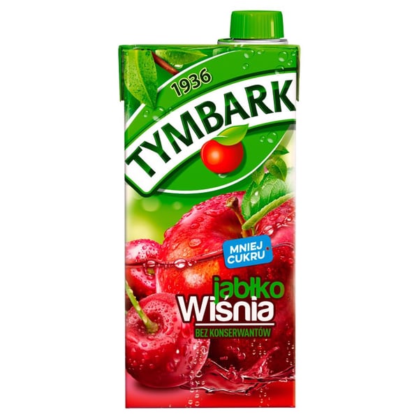 Tymbark äpple och körsbär dryck 1 l