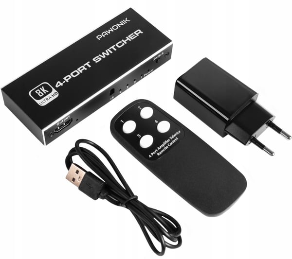HDMI-SWITCH 2.1 4x1 SWITCH 8K 4K 120HZ 240HZ