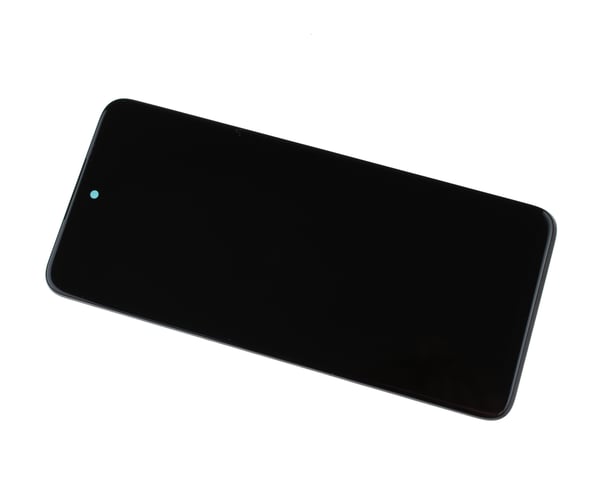 Motorola Moto G54 XT2343 original LCD-skärm och pekskärm renoverad svart ram
