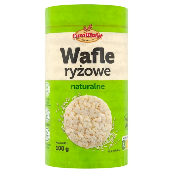 Eurowafel Luonnonmukaiset riisivohvelit 100 g