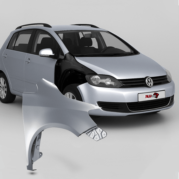 Höger framskärm VW Golf V Plus 2005-2009, färg LA7W ReflexSilver, ny