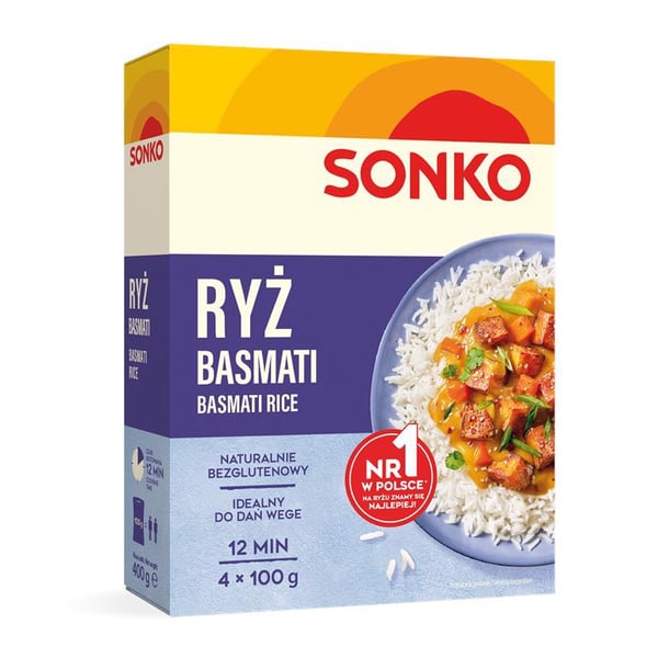 Sonko basmatiris 400 g (4 x 100 g)
