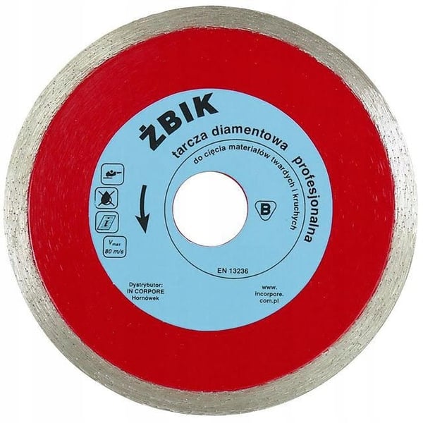 GLAT DIAMANTKLINGE WILDKLINGE 125 MM - TD-125 ZBIK
