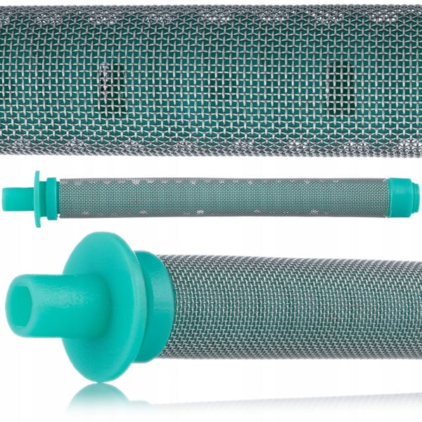 Sæt med 5 hvide fingerfiltre 60 mesh + fingerfiltre 30 mesh + rengøringssæt til 17-i-1 sprøjtepistol