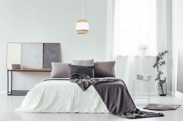 Hængende lampe, loftslysekrone, lampeskærm, boho juta