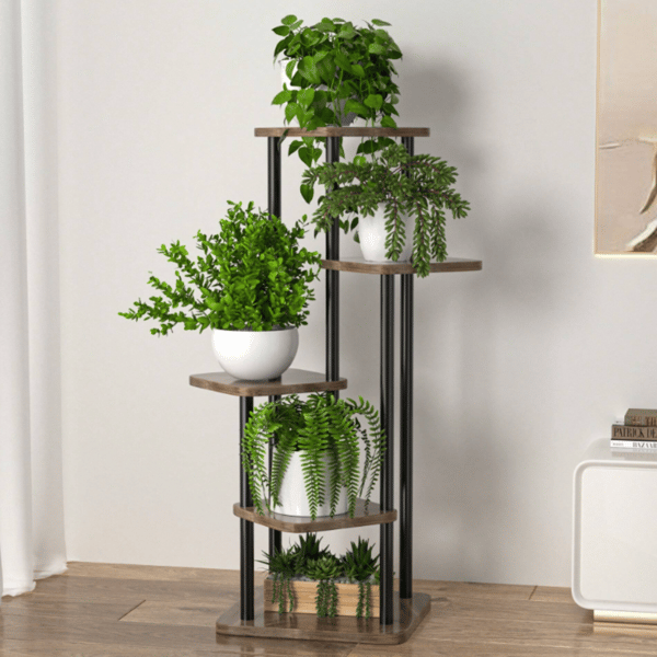 Blomrädd metallständ stående växthydlla 106 cm