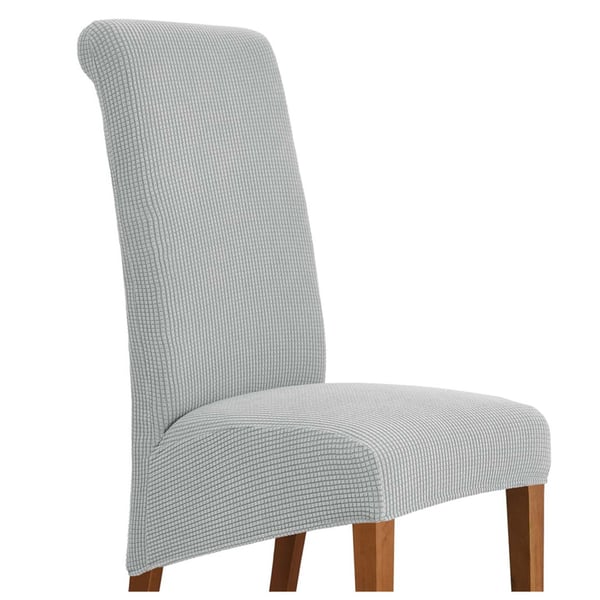 Överdrag till slutande stol XXL ljusgrå jacquard