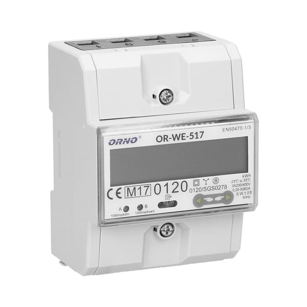 3-FASET ELMÅLER 80A RS485 MID - ON-WE-517