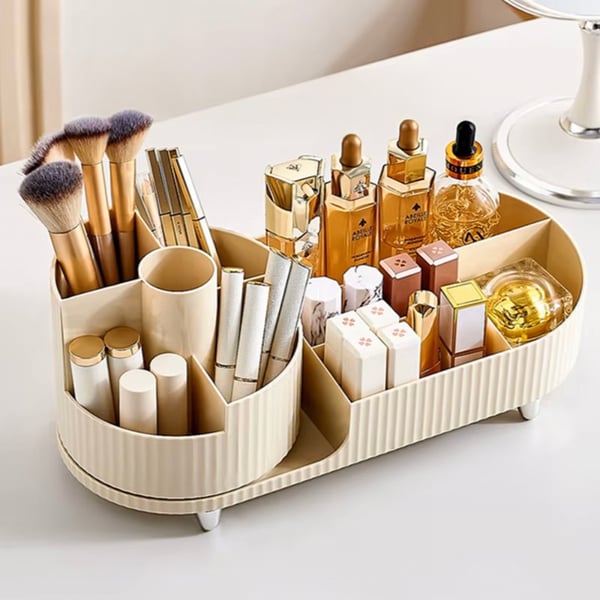 Organizerbeholder roterende æske til pensler, kosmetik, kontor, elegant