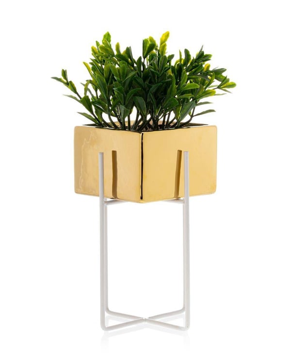 Mizu Guldhvid Urtepotte 21 cm