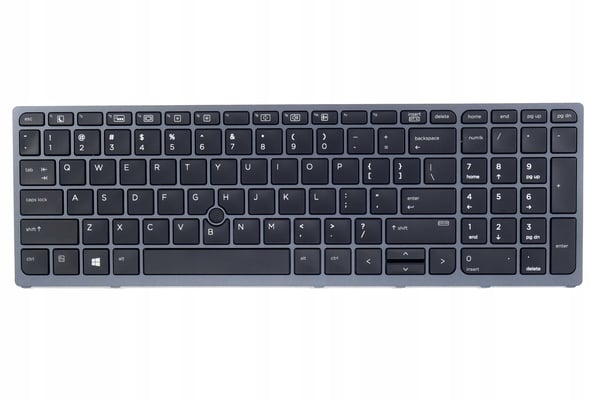 HP ZBook 15 17 G3 G4 tastatur med LED-baggrundsbelysning