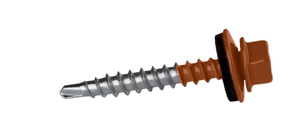 Landmandsskruer GTF2 Z14 4,8x35mm RAL 8004