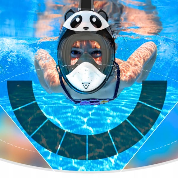 Panda XS Professionel Helmaske Snorkelmaske
