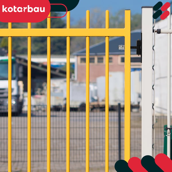 Kotarbau® Ruuvattava portin sarana rasvanipoilla porteille, oville, käyntioville, halkaisija 20 mm, M20, 2 kpl:n sarja
