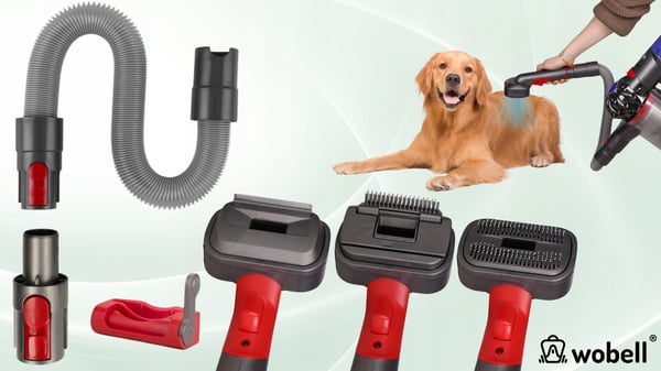 Dyson V7 V8 V10 V11 V12 V15 hundebørste og kambørste til hårrensning - sæt