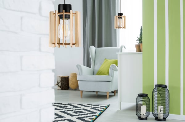 MODERNI PUINEN LED-KATTOVALAISIN