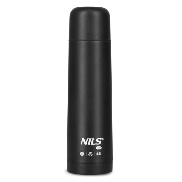 Termosmuki matkailu 500 ml musta NILS CAMP NC3803