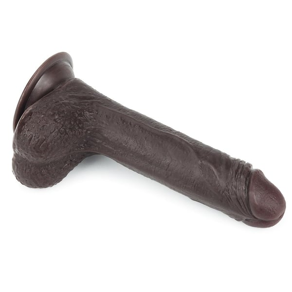 Lovetoy liukuvan ihon kaksoiskerrosdildon 7.0'' (musta)