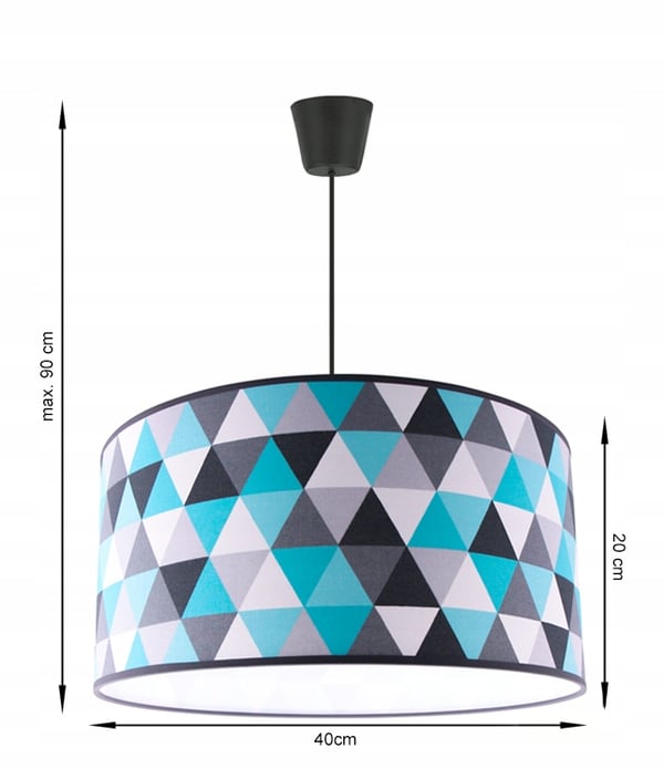 Loftshængende lampe lysekrone lampeskærm moderne