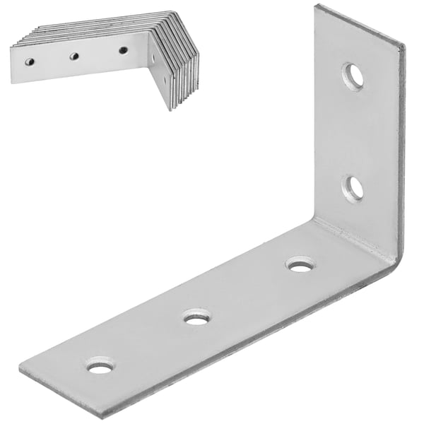 Kirvesmiehen kulmakappale, rakennusliitin, terästä, sinkittyä, 50x80x25 MM, 12 kpl
