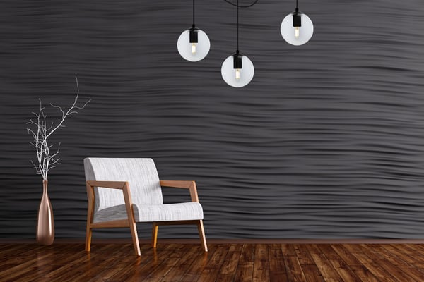 LED-TAKLAMPA MED GLASBOLL MED SPIDER