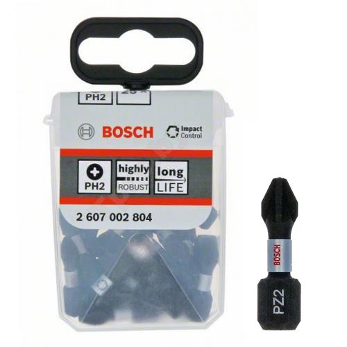 BITS, SKAFT, SPIDS PZ2 25MM IMP 25STK - B 2607002804
