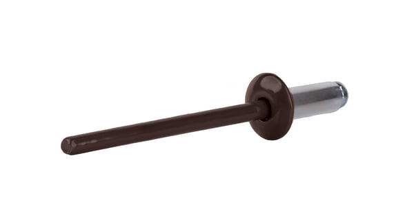 Åbne aluminiumnitter 3,2x6mm RAL8017