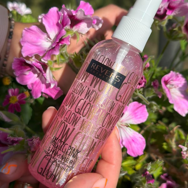 Body Mist. Duftende med lysnende partikler. Mandarin.
