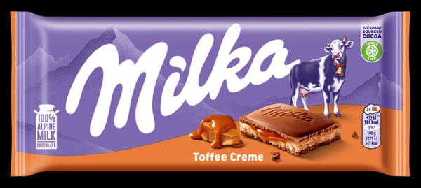 Milka Maitosuklaa toffeetäytteellä 100 g