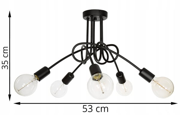 TAKLAMPA DIAMOND LOFT EDISON RETRO