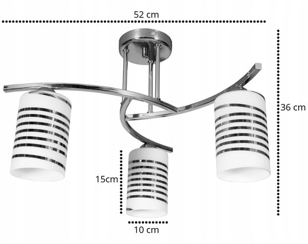 Lofthængende lampe, lysekrone, plafon, LED