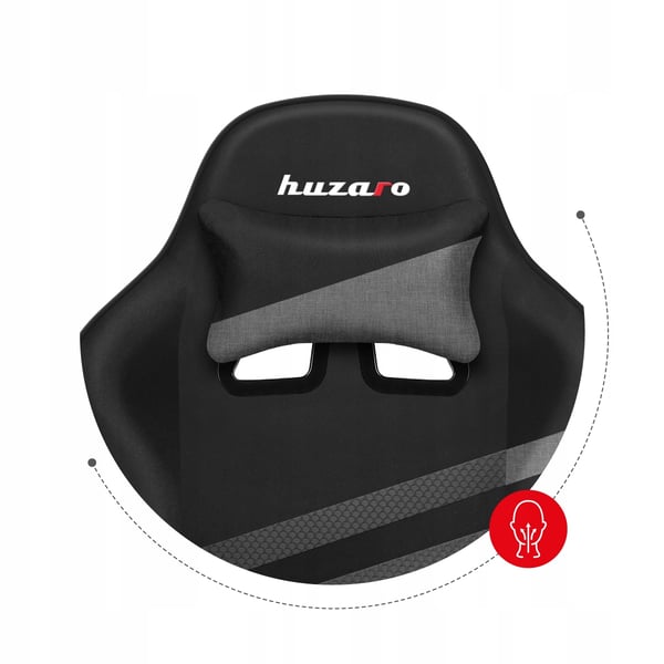 Huzaro Force 4.4 Grå Mesh Gamingstol