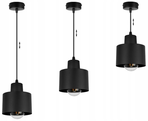 MODERNI KATTOVALAISIN MUSTA LED-VALAISIN