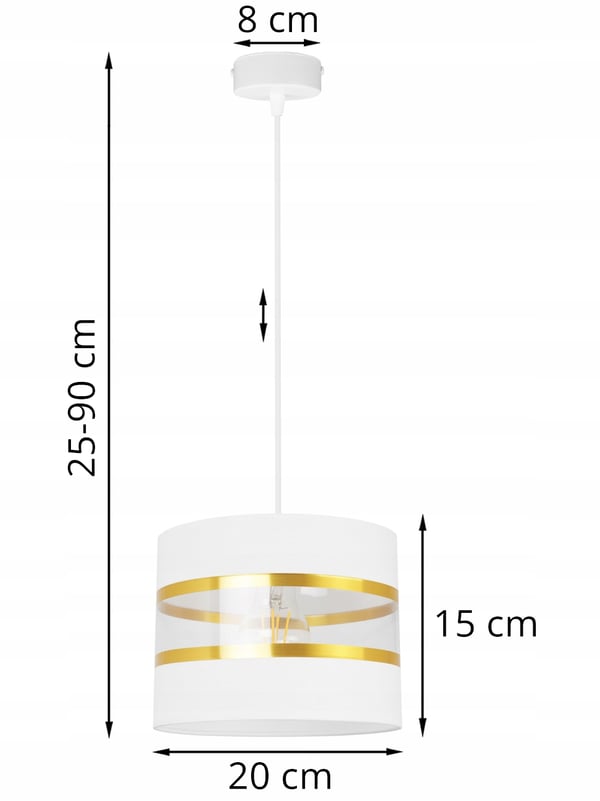 Loftshængende lampe lysekrone lampeskærm moderne