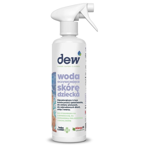 Lasten puhdistusvesi 500ml, Dew