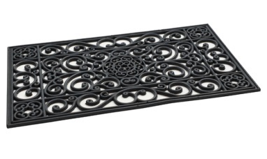 JERNMAT SORT DØRMÅTTE 1 45*75CM - WYCIER 61197