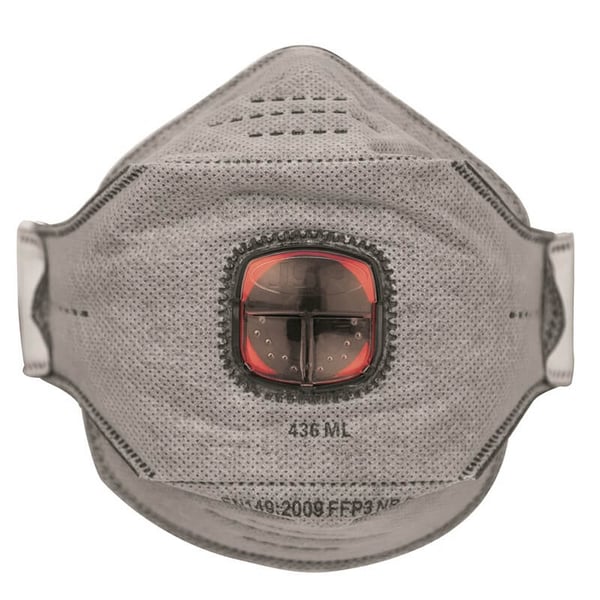 JSP SPRINGFIT FFP3-mask, Typhoon-ventil 436 ml - BHP JSP 8508