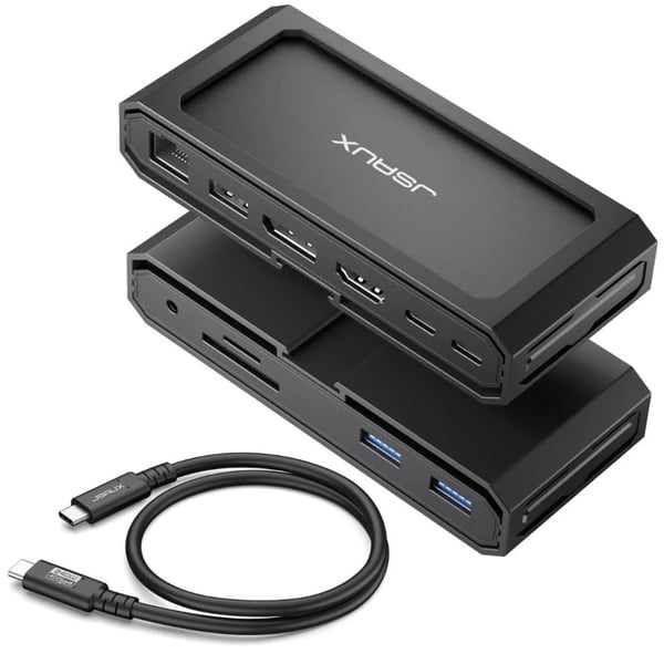 Jsaux 11-i-1 dockningsstation 100W 4K 120Hz HB1101 HDMI DP QC för Steam Deck