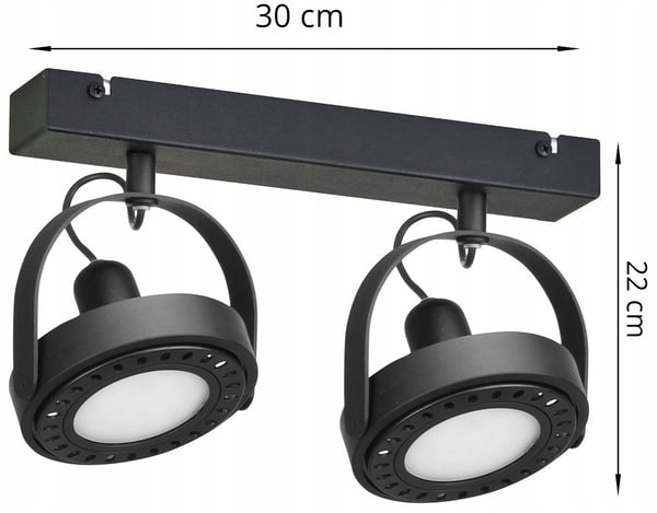 MODERN LED-TAKSPOTLIGHT-LAMPA