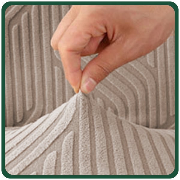 Tuolin päällinen BEIGE cappuccino jacquard-punonta [10-Z8-CP]