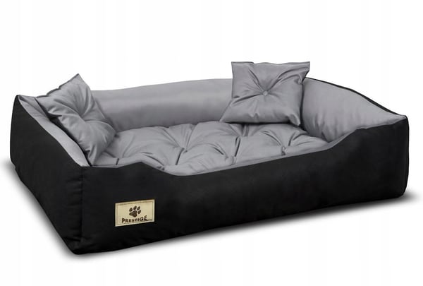 Hundeseng kennel PRESTIGE 145x115 cm vandtæt grå