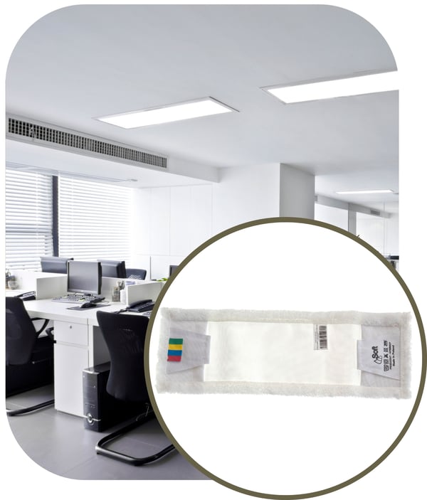 Dubbelfunktionsmopp 40 cm mikro Eco (MMLEDW4)