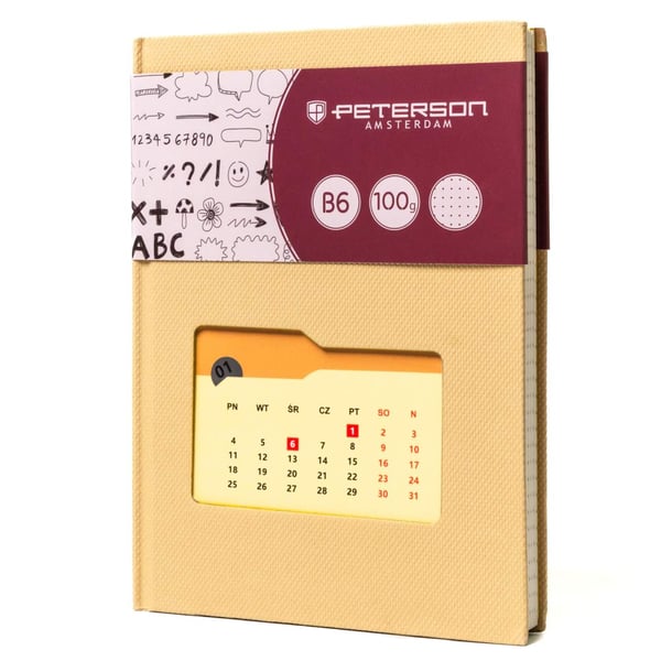 Notesbog PTN NOT-K01-KP-4022 Beige