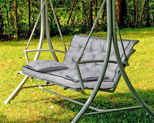 Puutarhasetti korkea sivu reunuksella 100x60x50 cm harmaa
