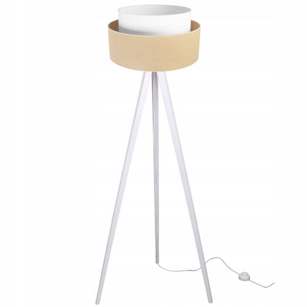 GULVLAMPE MED TRÆSKÆRM MED STATIV 45 CM CAKE