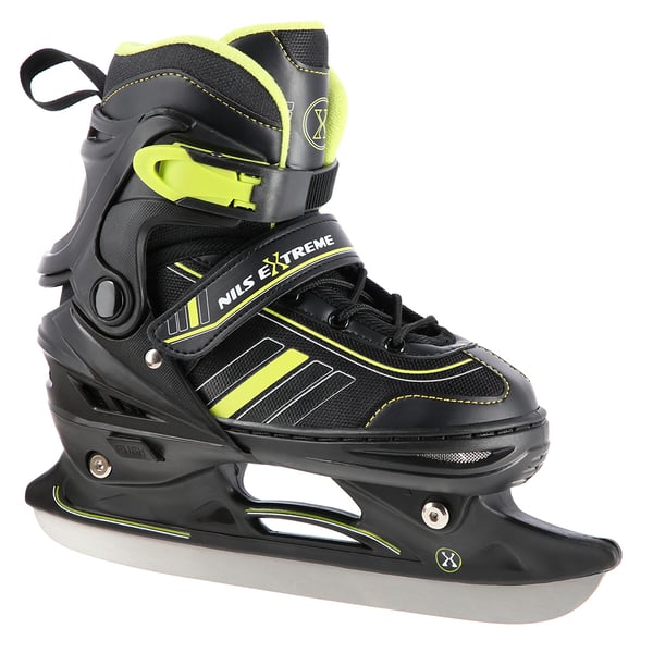 NH18191 2-i-1 BLACK-LIME RULLESKØJTER MED HOCKEY-NEDERDEL NILS EXTREME NH18191 2-i-1 BLACK-LIME RULLESKØJTER MED HOCKEY-NEDERDEL NILS EXTREME - 5907695591392